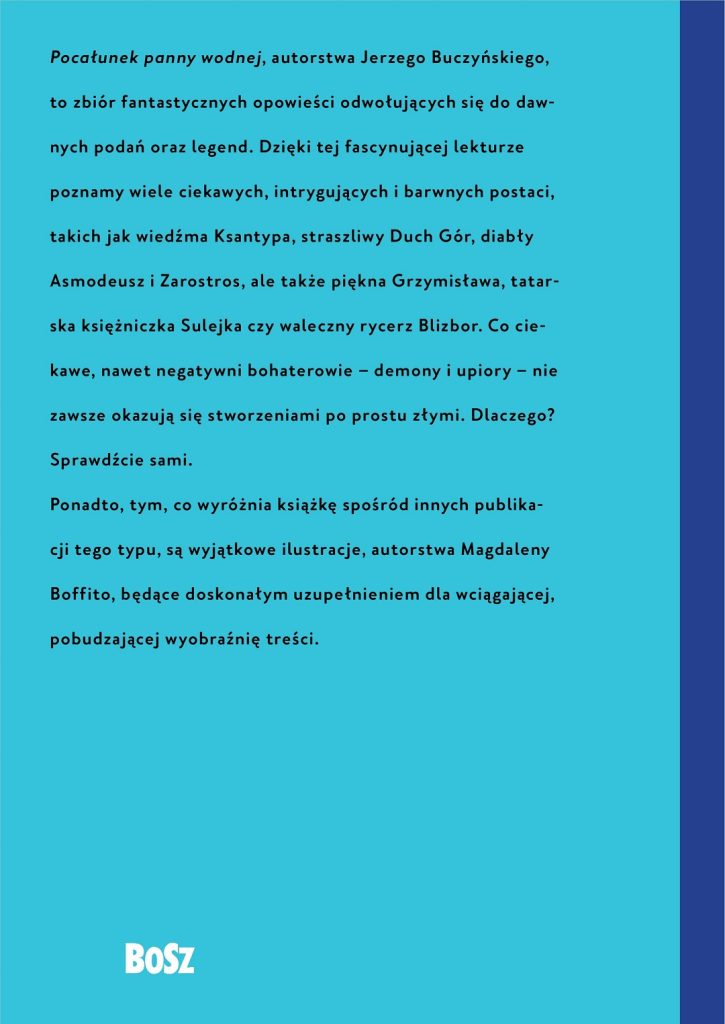 Pocałunek panny wodnej - okładka tył