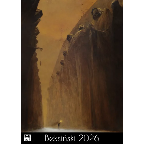 Kalendarz Beksiński 2026 A3 wzór 4