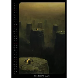 Kalendarz Beksiński 2026 A3 wzór 4 - obrazek 12