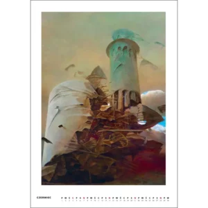 Kalendarz Beksiński 2026 A3 wzór 10 - obrazek 8
