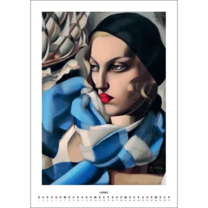 Kalendarz Tamara Łempicka 2026 A3 wzór 2 - obrazek 9