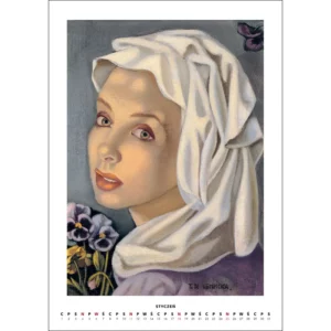 Kalendarz Tamara Łempicka 2026 A3 wzór 2 - obrazek 3