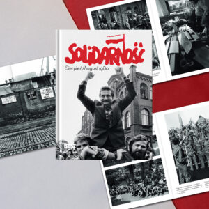 Solidarność. Sierpień-August 1980 – miniatura albumu grafika