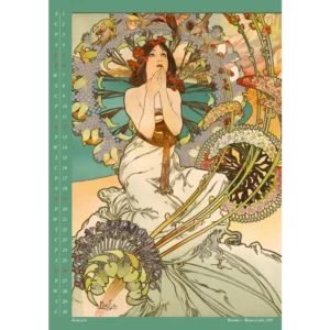 Kalendarz Alfons Mucha 2026 A3 - obrazek 6