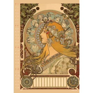 Kalendarz Alfons Mucha 2026 A3 - obrazek 4