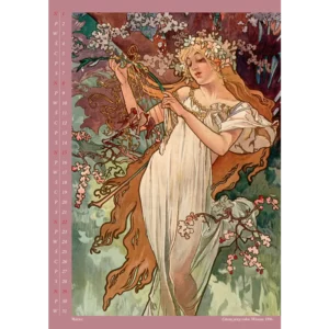 Kalendarz Alfons Mucha 2026 A3 - obrazek 5