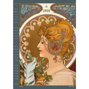 Kalendarz Alfons Mucha 2026 A3 - obrazek 10