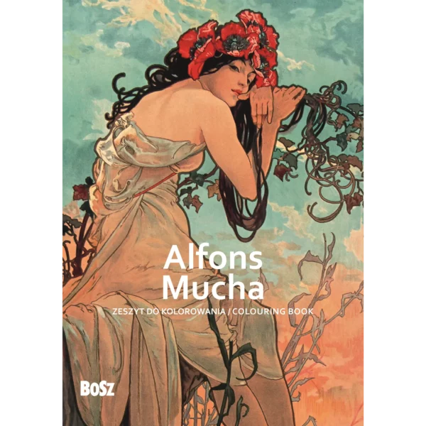 Alfons Mucha - zeszyt do kolorowania