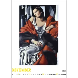 Kalendarz Tamara de Lempicka 2026 A3 wzór 1 - obrazek 14