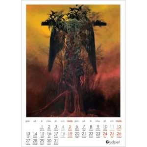 Kalendarz Beksiński 2027 A3 wzór 1 - obrazek 14
