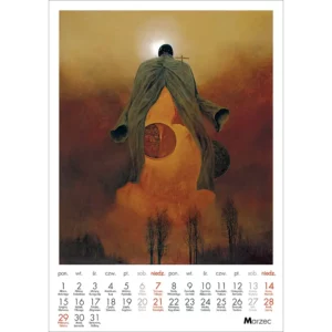 Kalendarz Beksiński 2027 A3 wzór 1 - obrazek 5