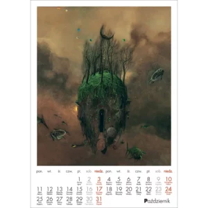 Kalendarz Beksiński 2027 A3 wzór 1 - obrazek 12