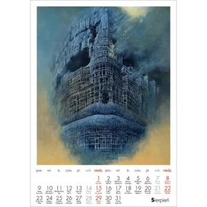 Kalendarz Beksiński 2027 A3 wzór 1 - obrazek 10