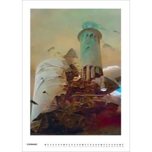 Kalendarz Beksiński 2027 A3 wzór 10 - obrazek 8