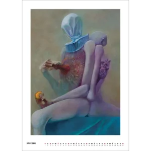 Kalendarz Beksiński 2027 A3 wzór 10 - obrazek 3