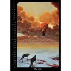 Kalendarz Beksiński 2027 A3 wzór 4 - obrazek 7
