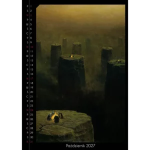 Kalendarz Beksiński 2027 A3 wzór 4 - obrazek 12