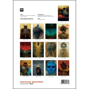 Kalendarz Beksiński 2027 A3 wzór 8 - obrazek 2