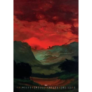 Kalendarz Beksiński 2027 A3 wzór 8 - obrazek 7