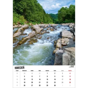Kalendarz Bieszczady 2027 A3 - obrazek 6