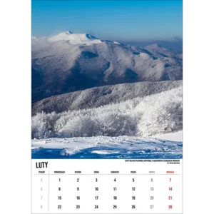 Kalendarz Bieszczady 2027 A3 - obrazek 4