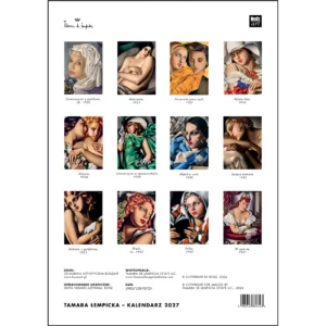 Kalendarz Tamara Łempicka 2027 A3 wzór 2 - obrazek 2