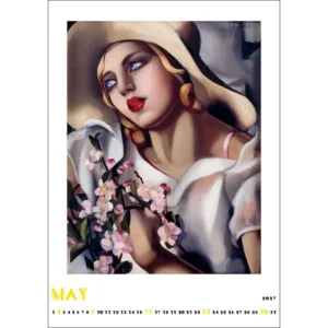 Kalendarz Tamara de Lempicka 2027 A3 wzór 1 - obrazek 7