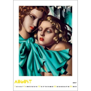 Kalendarz Tamara de Lempicka 2027 A3 wzór 1 - obrazek 10