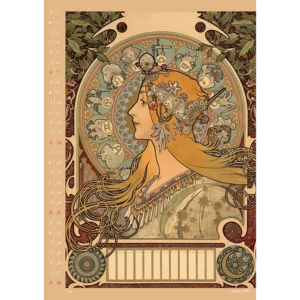 Kalendarz Alfons Mucha 2027 A3 - obrazek 4