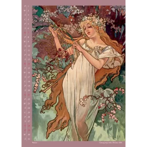Kalendarz Alfons Mucha 2027 A3 - obrazek 5